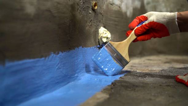 Commercial Basement Waterproofing project at a Aston, PA business property by SJ Waterproofing Pros